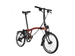 Brompton C Line Explore S6L - flame-lacquer Rahmengröße: Lenker Low, 2052 €, Auto & Fahrrad-Fahrräder in 5020 Altstadt