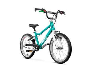 Woom Woom GO 3 - metallic-turquoise Rahmengröße: 16", 459 €, Auto & Fahrrad-Fahrräder in 5020 Altstadt